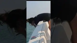 PUKING OVER THE BOAT 🤢🤢🤢 #finaddict #finaddicts