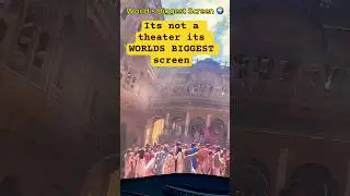 INDIAN Culture on World&rsquo;s Biggest Screen😮 (Not a Movie Theater) #Shorts #fatherdaughter