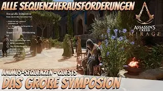 Assassin's Creed Mirage: Das gro&szlig;e Symposion - Alle Sequenzherausforderungen (Animus-Sequenz, 100%)