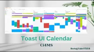 Codeigniter 4 ile Toast UI Calendar ! | !social