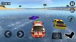 Water Surfer car Floating Race 2017 : Car On Water -Android Gameplay 2018