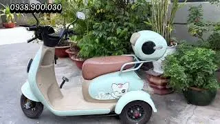 Thanh Lý Xe điện 3 Bánh Santong Mini đã qua sử dụng mới 98% Chạy Ngon Thời Trang chỉ nhỉnh 10 củ
