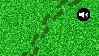 BOOTS Walking Fast on Thick GRASS | 🔊 Realistic Footsteps Sound Effect | Zoom H1n Recording