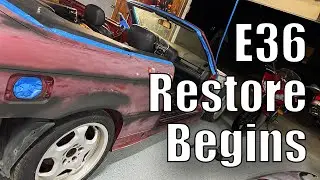 E36 Project Begins: Starting with the Bodywork (Dents, Filler, Sanding & Paint Prep)