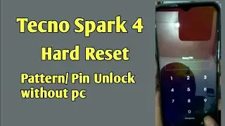 Tecno KC6 Spark 4 Air HARD RESET