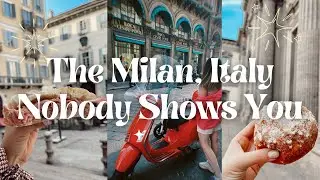 Hidden Gems in Milano, Italy 🌸 Breakfast Focaccia, Botanical Garden, Cacio e Pepe Pasta