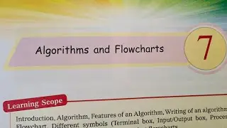 Ch-7 Algorithm and Flowcharts (Class-5) Computer [St. Joseph covent School] CBSE