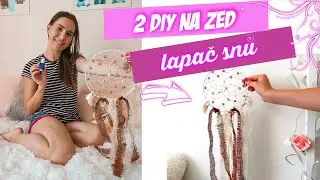 Vyrob si vlastní LAPAČ SNŮ! | 2 DIY dekorace na zeď
