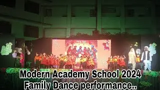 Modern Academy School# 2024# Sports Day # Family Dance performance