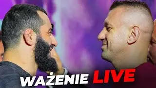 NA ŻYWO: ważenie przed KSW Epic i walką Chalidow - Adamek