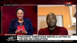 Ramaphosa's letter to ANC members over corruption: Mcebisi Ndletyana