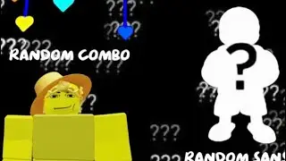 Doin the random challenge in undertale judgement day
