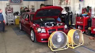 2006 Dodge Magnum Supercharged Kenne Bell SRT8 on dyno