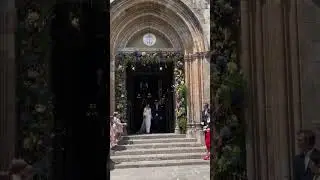 The Most Epic Confetti Exit!! #shorts #weddingshorts #weddinginspo #weddingday #viralwedding