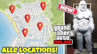 Neues YETI-OUTFIT freischalten🚨 Alle 5 Hinweise & Locations der YETI JAGD in GTA 5 ONLINE! 