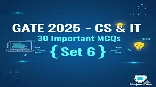 GATE 2025 Computer Science MCQ Practice Test with Solutions CS & IT Previous Year Expected Questions