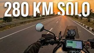 Delhi to Dehradun on HIMALAYAN 450 I  Solo Ride⚠️ I  280 KM😲