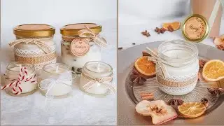 Izrada prirodnih domaćih svijeća od sojinog voska - ideja za poklon | How 2 Bake It |