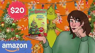 Grinch Advent Calendar $20 🎄🎅🏻| ASMR, Unboxing, Amazon Day 10