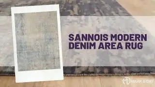 Sannois Modern Denim Area Rug