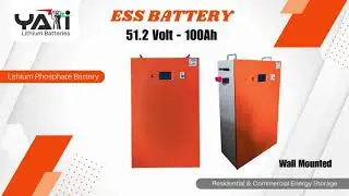 ESS Battery Pack | 51.2V - 100Ah | Lithium Phosphate Battery | Yati Lithium Batteries