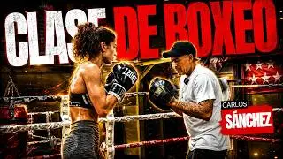 CARLOS SÁNCHEZ me da una master class de BOXEO