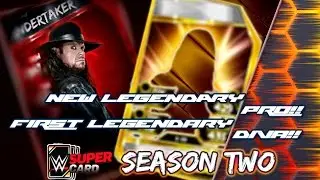 WWE SuperCard Season 2 : FIRST LEGENDARY DIVA - AMAZING REACTION! More Packs Opened, Taker Training!