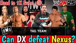 The BIGGEST Faction Warfare Showdown DX vs Nexus in WWE 2K25