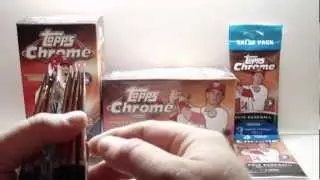 2012 Topps Chrome Baseball Blaster Box Break!