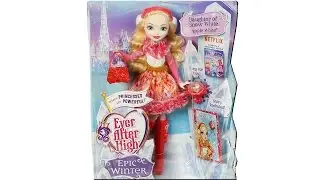 Ever After High Epic Winter Apple White Doll Unboxing Review