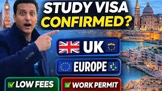 Europe ya UK Me Study Visa Ka Sapna Ab Hoga Pura 🇬🇧🇪🇺 | Full Step-by-Step Guide 2026 | Malta Option