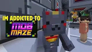 I can't stop playing MOB MAZE // Minecraft Mob Maze pt 2