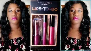 PROFUSION COSMETICS LIPS-TO-GO TRY-ON | LOVE THEM!