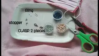 DIY SIMPLE MASK CONNECTOR, BEADED MASK CONNECTOR, TUTORIAL MASK CHAIN, PEARL CHAIN
