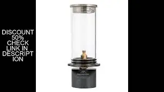 Camping Gas Lantern Butane Gas Light Lantern Windproof Gas Candle Light Metal Portable Tent Lantern