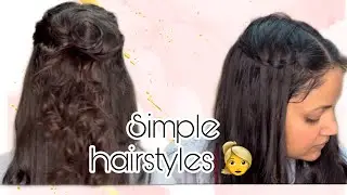 3 simple & easy hairstyles for every day || quick