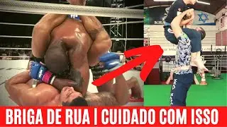 BRIGA DE RUA | TRI&Acirc;NGULO | CUIDADO COM O BATE ESTACA | Krav Maga [🎬 Cortes]