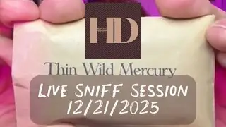 Thin Wild Mercury #ScentedPages | IG Live Sniff Session 12/21/2025