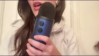 ASMR tingly whisper ramble w/ blue yeti