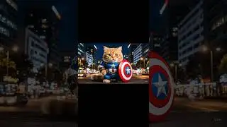 Captain AmeriCat #avengers #captainamerica #cat #viral #shorts