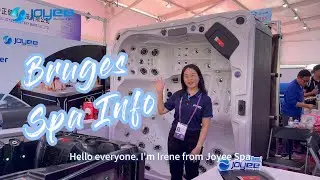 Bruges Best Outdoor Spa | 93 Jets Luxury Hot Tub | JOYEE No.1 China OEM Factory