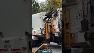 Trash truck fail #trash #truck #fail #lol