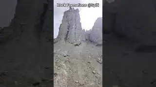 Different Rock formations found at the Split Valley...#rockformation #roadtrip #spitivalley #travel