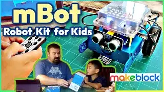 Makeblock mBot Educational Robot Kit STEM Coding Toy Review Build & Play - Video for Kids, Robot Toy