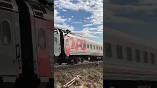 Поезд 351 советская гавань-владивосток #врек #поезда #ютуб #советскаягавань #351 #владивосток #поезд