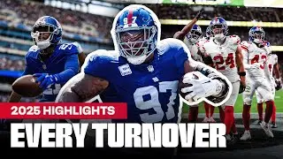 Highlights: Every Forced Turnover From 2025 | New York Giants