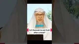Is it Sunnah to eat fruit after a meal?