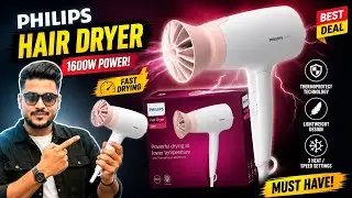 Philips Hair Dryer Powerful Drying at Lower Temperature | philips 2100wt hair dryer review in hindi