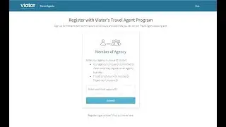 Member of agency registration tutorial