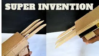 How to make x-man Wolverine claws  full automatic with cardboard